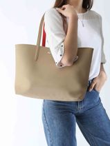 Omkeerbare Shoppingtas Anna Lacoste Beige anna NF2142AA-vue-porte